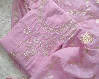 Costume indien Salwar Kameez fait main pour femme, Salwar Kameez pakistanais, Vêtements ethniques, tenue de festival et de fête, Costume indien pendjabi décontracté