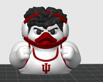 Indiana Hoosiers Mascot Duck Officially Licensed 3D Printed Fan Gift