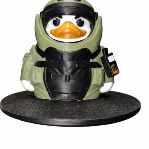 EOD Bomb Disposal Duck | 3D Printed Tactical Collectible Desk Toy
