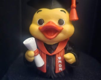 Pato de graduación de la promoción de 2026, regalo personalizado impreso en 3D con nombre - Masculino