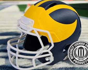 1940 Michigan Wolverine Leather Football Helmet - Etsy Israel