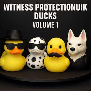 Custom Misc Duck Collection – 3D Printed Ducks in Witness Protection