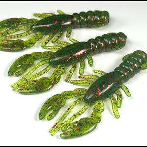 Realistic Glory Craw Fishing Lure - 8 Per Pack - Soft Plastic Fishing Bait - Fishing Bait - Crawfish Lure - Outdoorsman Gift - Fisherman