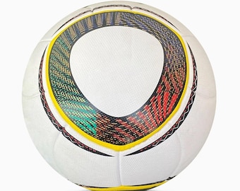 Balón de fútbol Jabulani talla 5, de piel sintética PU, con unión térmica, ideal para partidos y entrenamientos.