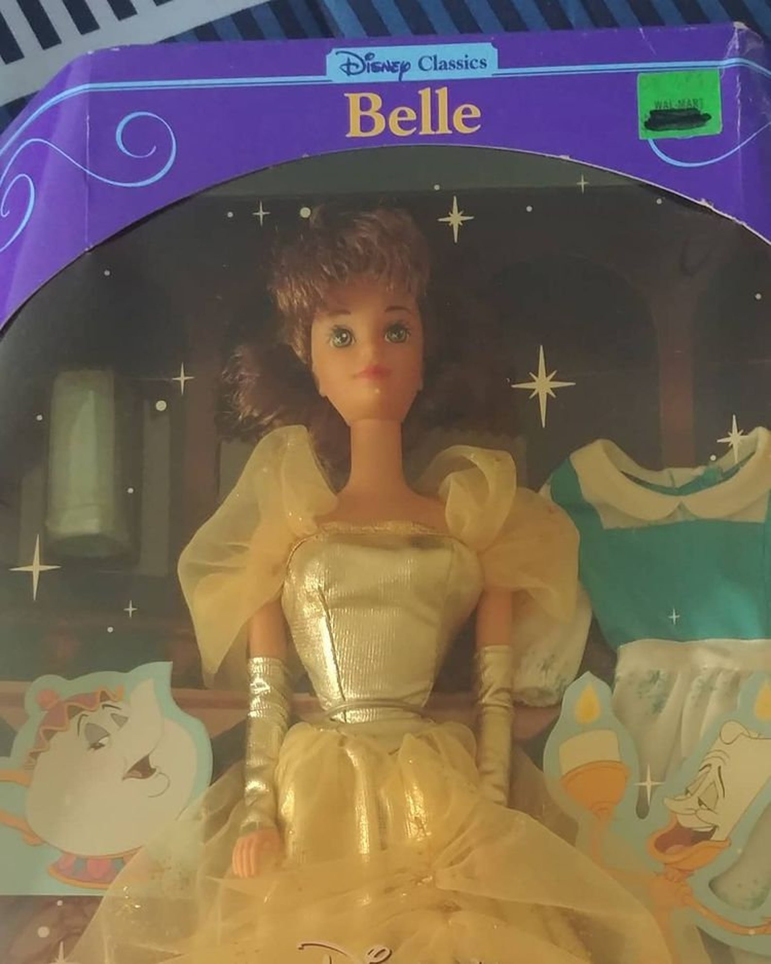 Vintage Mattel Disney Movie Beauty and the Beast Belle Barbie Etsy