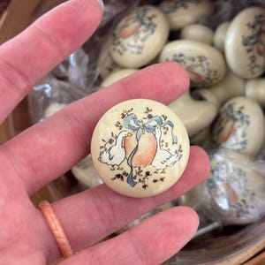 Vintage Porcelain Marmalade Cabinet Knobs