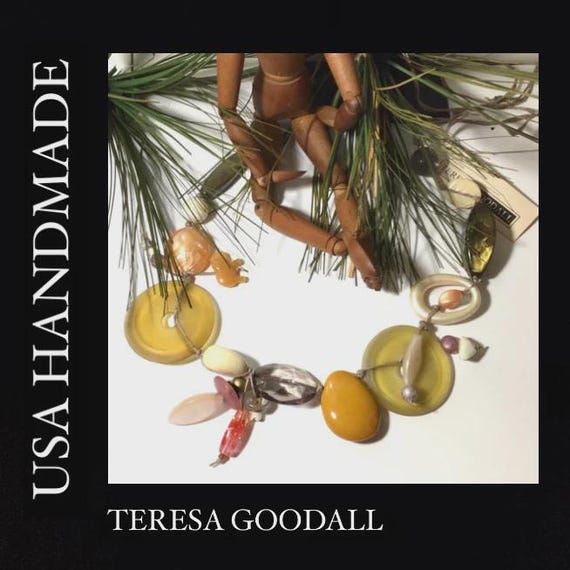 Teresa Goodall MILOS necklace USA handmade NWT 114.00