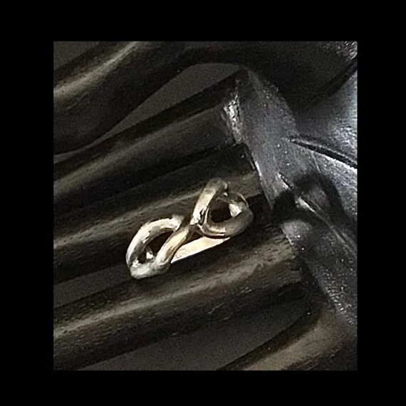 Adjustable SILVERTONE RING preowned and cared for - image 1