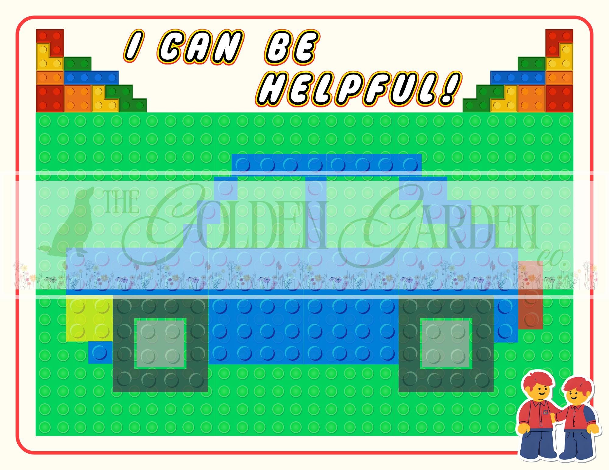 Building Block Car Reward Chart: Printable Incentive Tracker (PDF) - Etsy