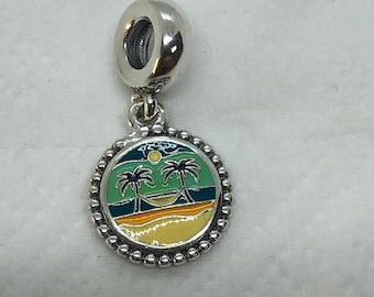 Pandora Ornament Dangle Charm/Beach Travel charms|Birthday gift|S925 Sterling Silver Jewelry|Charm Bracelets|with gift Box