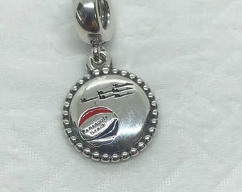 Pandora Pensacola Beach Exclusive Dangle charm/Travel charm|S925 Sterling Silver Jewelry Charm|with gift Box