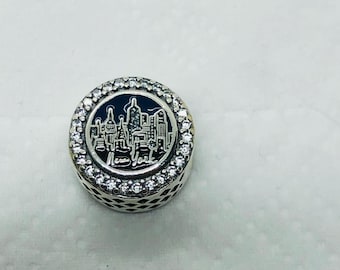 New York City Exclusive Bead Charm/Travel Charm/Christmas gifts|S925 Sterling Silver Jewelry|Charm Bracelet|with gift Box