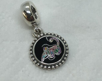 Charm colgante Pandora México / Charm del Día de Muertos / Charms de viaje / Regalo de cumpleaños / Joyería de plata esterlina S925 / Pulseras con charms / Con caja de regalo