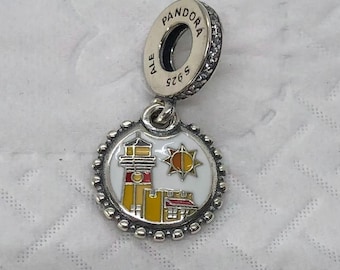 Pandora Caribbean Beach Charm/Travel charms|Birthday gifts|S925 Sterling Silver Jewelry|Charm Bracelets|with gift Box
