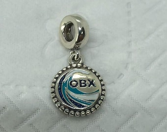 OBT Charm Outer Banks Exclusives Baumeln Charme/Reise Charme|Geburtstag Geschenk|S925 Sterling Silber Schmuck|Charm Armband mit Box