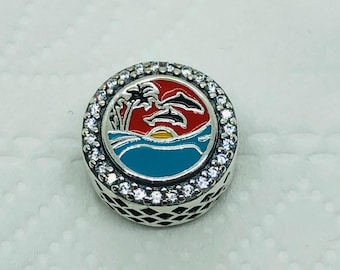 Puerto Rico Exclusive Bead Charm/Travel Charm/Christmas gifts|S925 Sterling Silver Jewelry|Charm Bracelet|with gift Box