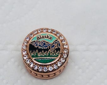 Ketchikan Alaska Exclusive Bead Charm/Travel Charm/Christmas gifts|S925 Sterling Silver Jewelry|Charm Bracelet|with gift Box