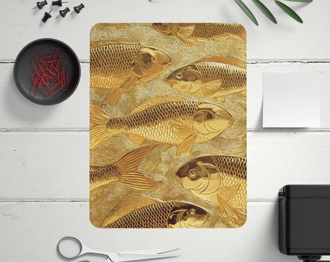 Koi iPad Case in Gold Lucky Fish cover