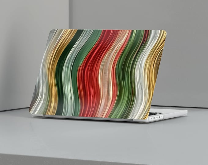 Wave PatternCase, Elegant Laptop Skin for MacBook Pro 16, 15, Air 13, 14 | Durable Thin Plastic Cover | Gift for Mac Owner