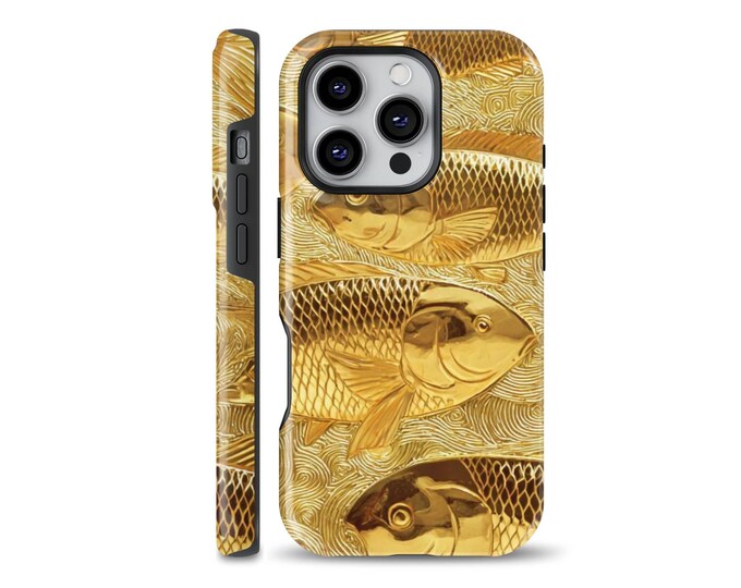 Gold Koi Phone Case Lucky Fish