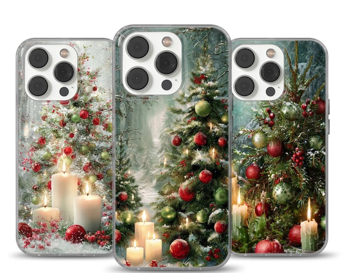 Christmas Tree Phone Case, Holiday iPhone & Samsung Cover