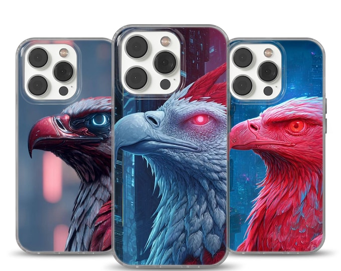 Eagle Eye Phone Case: King of the Air Design, TPU Gel Cover