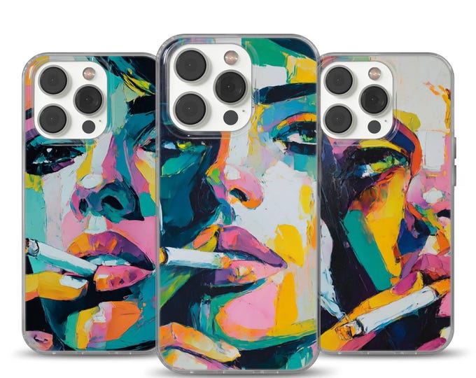 Francoise Neilly Art TPU Phone Case, Modern Portrait