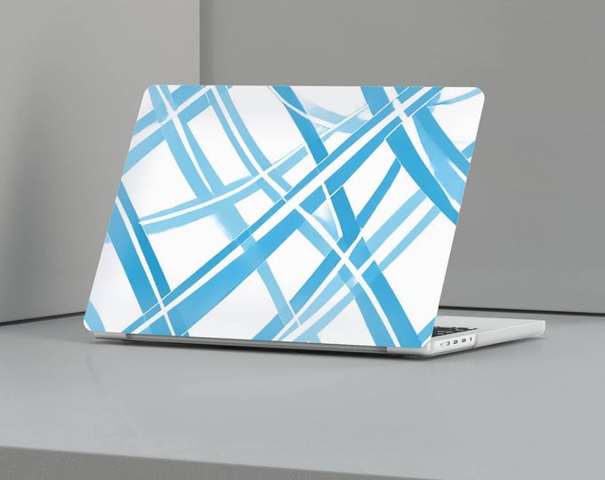Seamless Abstract MacBook Case | Interlocking Lines Laptop Skin for MacBook Pro 16, 15, Air 13, 14 | Lightweight Cover