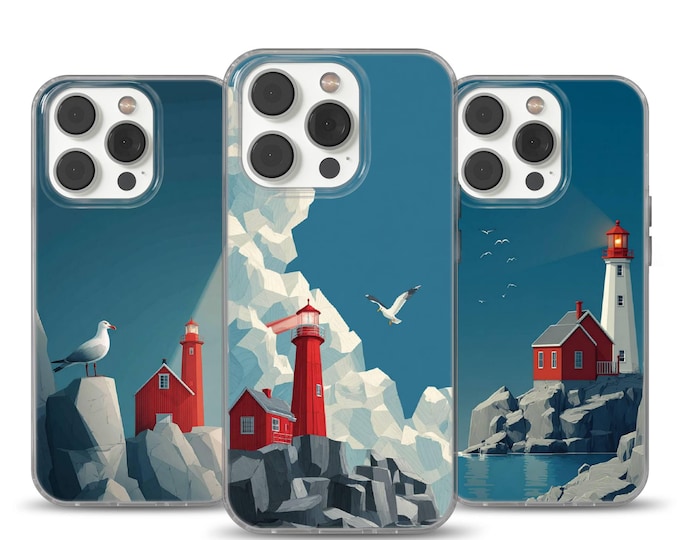 Lighthouse Ocean Phone Case : Coastal iPhone & Samsung Cover