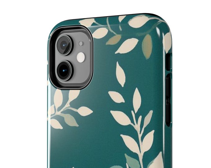 Teal Botanical  | Tough Phone Case