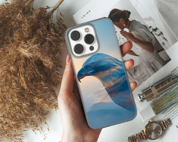 Majestic Eagle Phone Case, Night Sky
