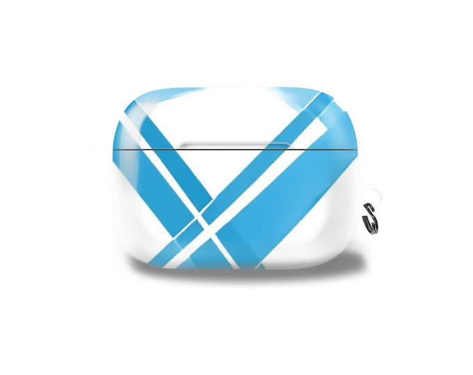 Seamless Abstract  Case | Durable Interlocking Lines Cover for AirPods Pro, Pro 2, 1/2, Samsung Buds, Google Pixel Buds