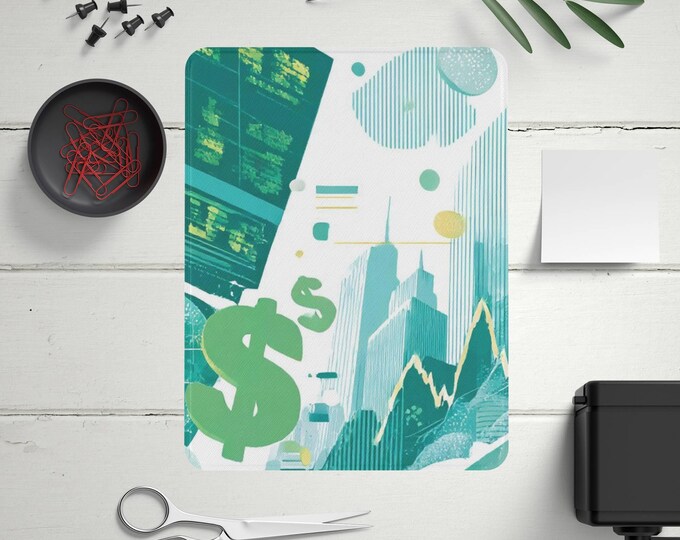 Stock market money pattern iPad  cover
