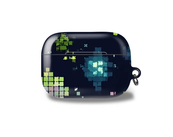 seamless pattern Case The pixelated-style cover fits AirPods Pro 2, 1/2, Samsung Buds , and Google Pixel Case