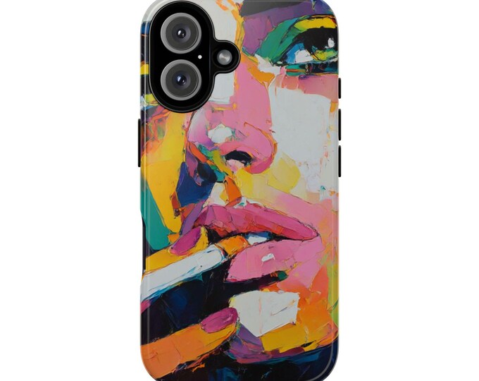 Colorful Pop Art Face phone case | Tough Case