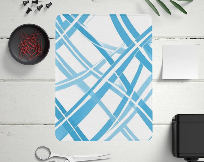 Seamless abstract: interlocking lines cover the iPad 12.9, 10.9, iPad Pro 13, iPad Pro case with pencil holder, ipad Gen 6