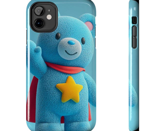 Superhero Teddy Bear Tough Phone Cases | Phone Case