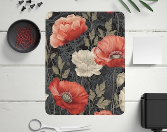 Poppy Floral Vintage Redbotanical iPad case
