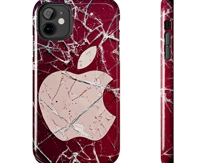 Cracked Apple Logo  | Tough Phone Case