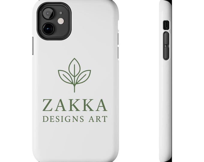 Zakka Leaf Logo Tough Phone Case | Minimalist  Phone Case