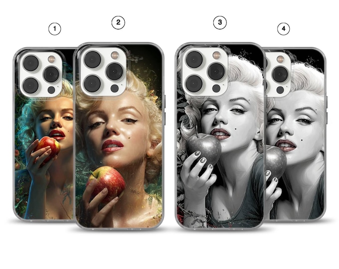 Hollywood Sins Art: Merilyn Monroe iPhone Samsung Pixel Phone Case