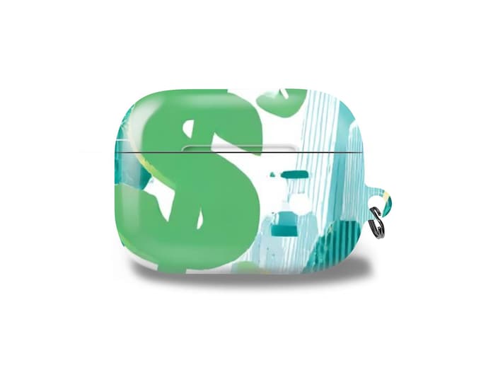 The stock market AirPod Case Money pattern cover fits AirPods Pro, Pro 2, airpods 1/2, Samsung Buds cases, and Google Pixel Buds cases.