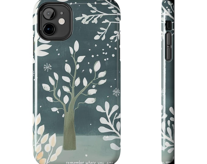 Whimsical Winter Tree Phone Case