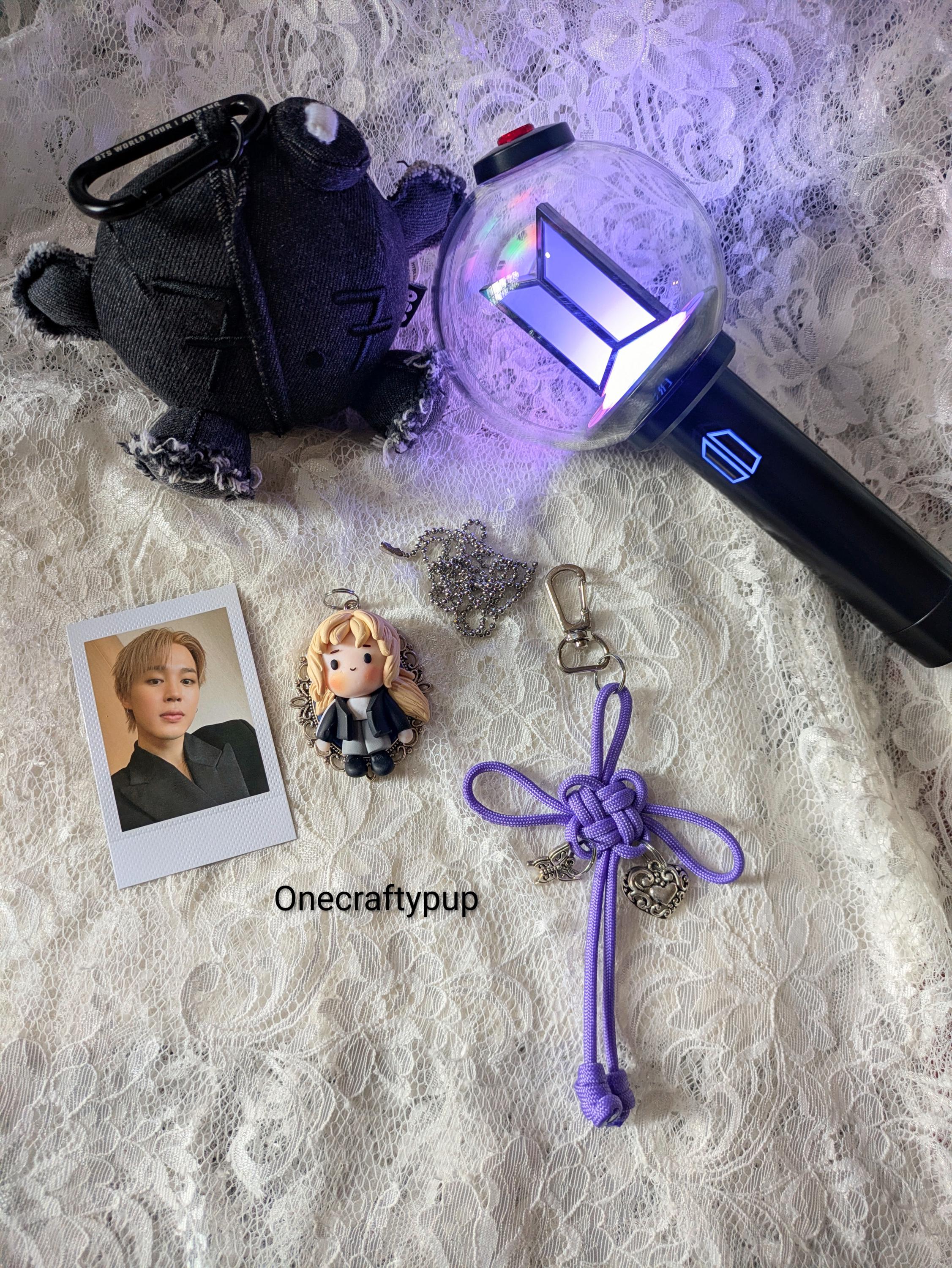 BTS Jimin Inspired Cameo Necklace & Bag Charm - Etsy