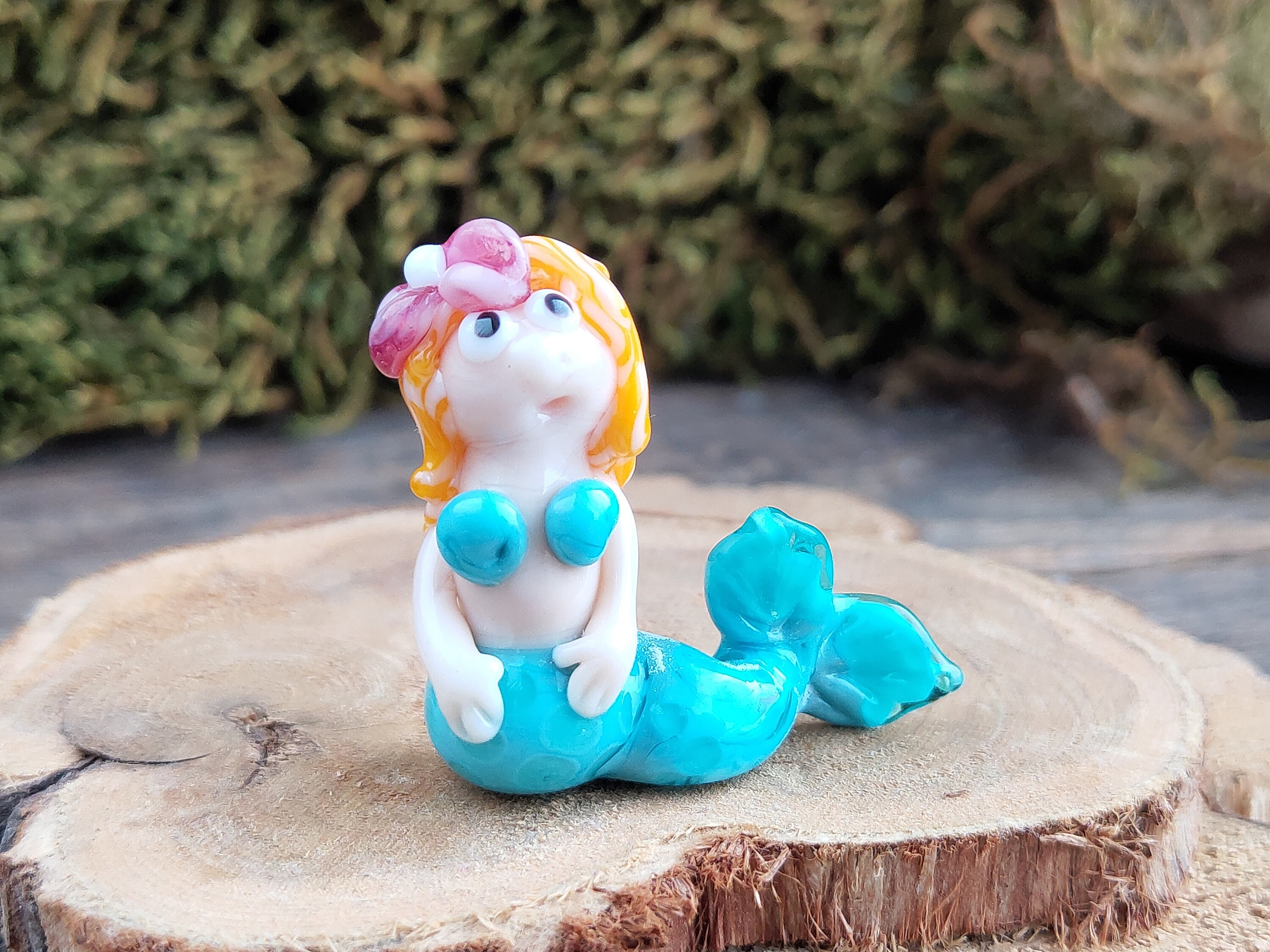 AQUARIUM DECOR Mermaid figurine Small Aquarium decoration Etsy