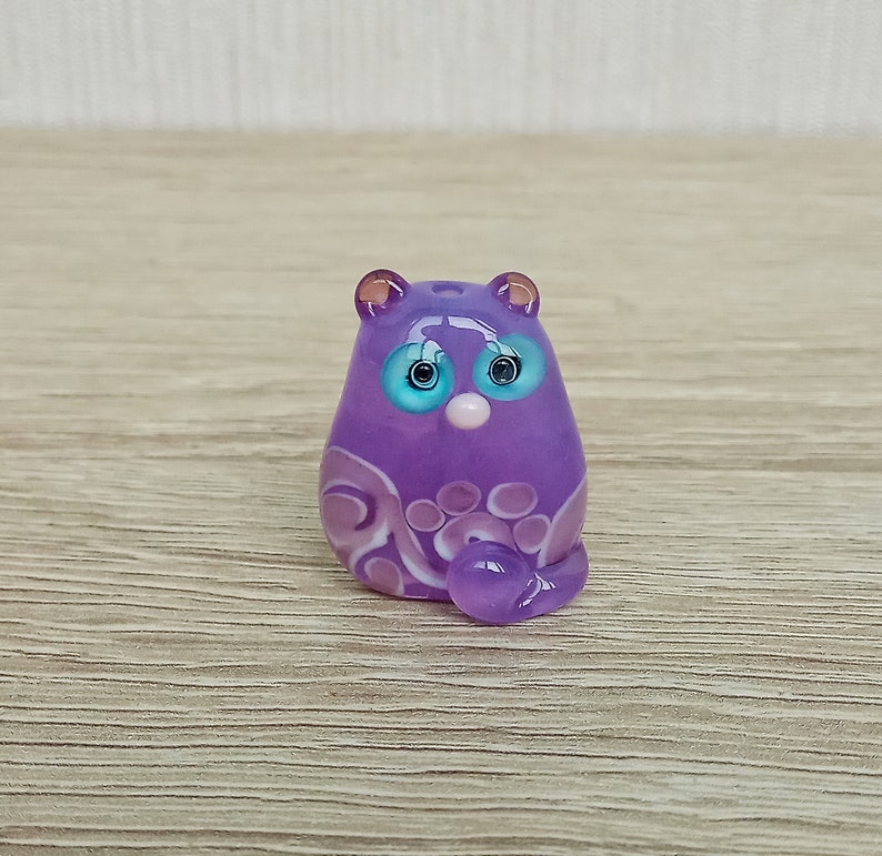 Cat bead Cat miniature Cat figurine Cat gift Cat decor Etsy