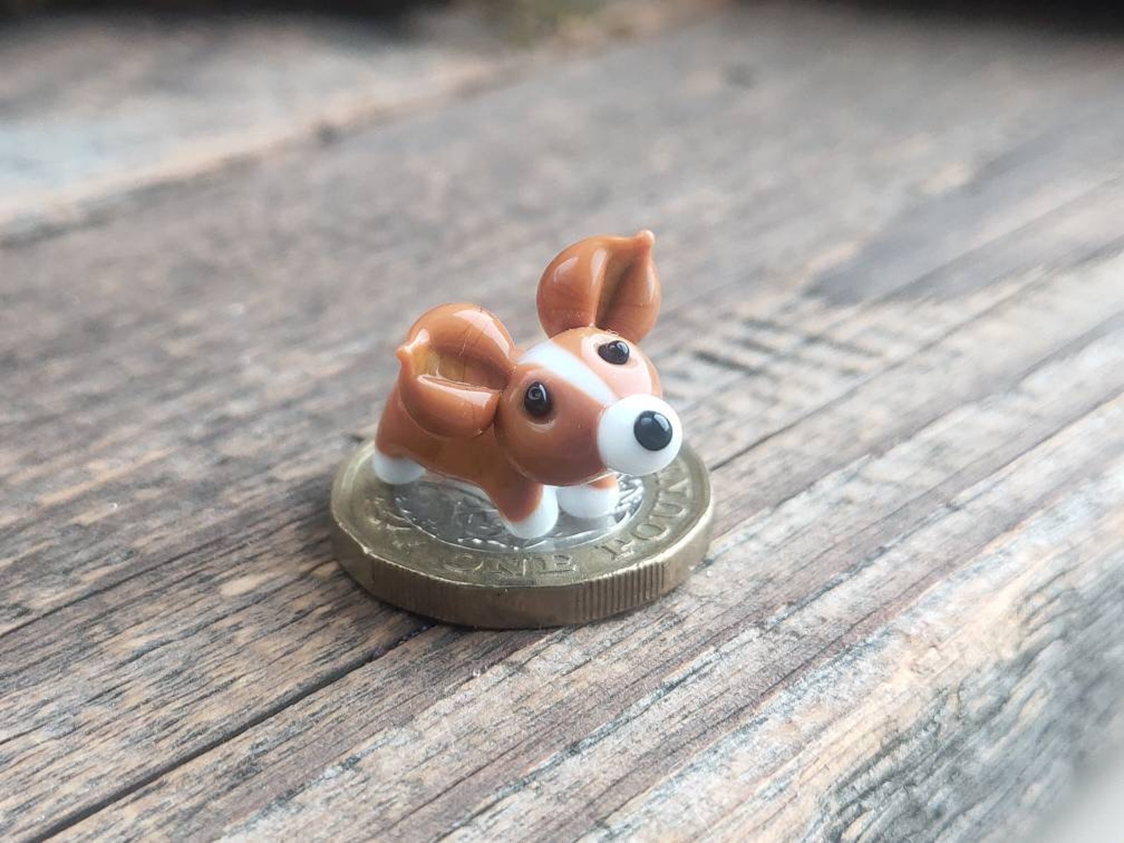 CORGI gifts Miniature Corgi figurine Miniature animals Tiny | Etsy