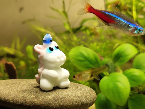 unicorn aquarium ornament