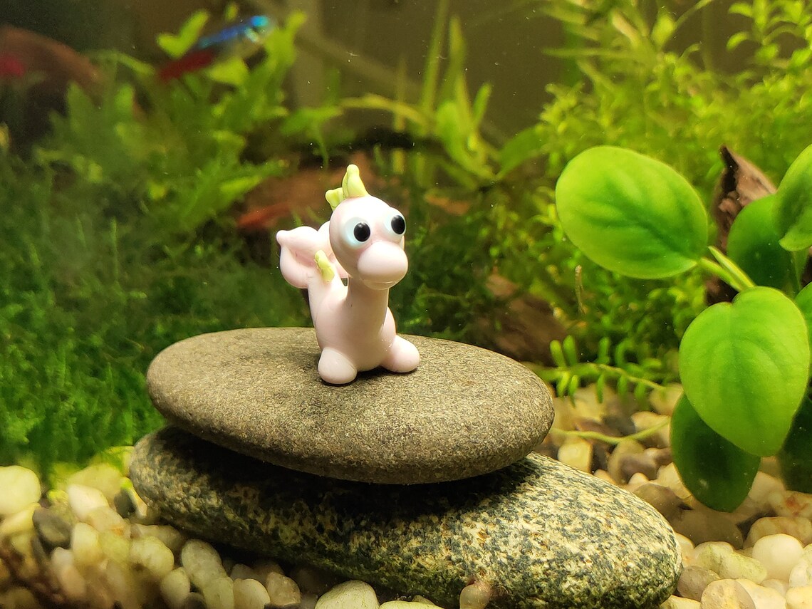 AQUARIUM DECORATION Dragon figurine Fish tank decor DINO Etsy