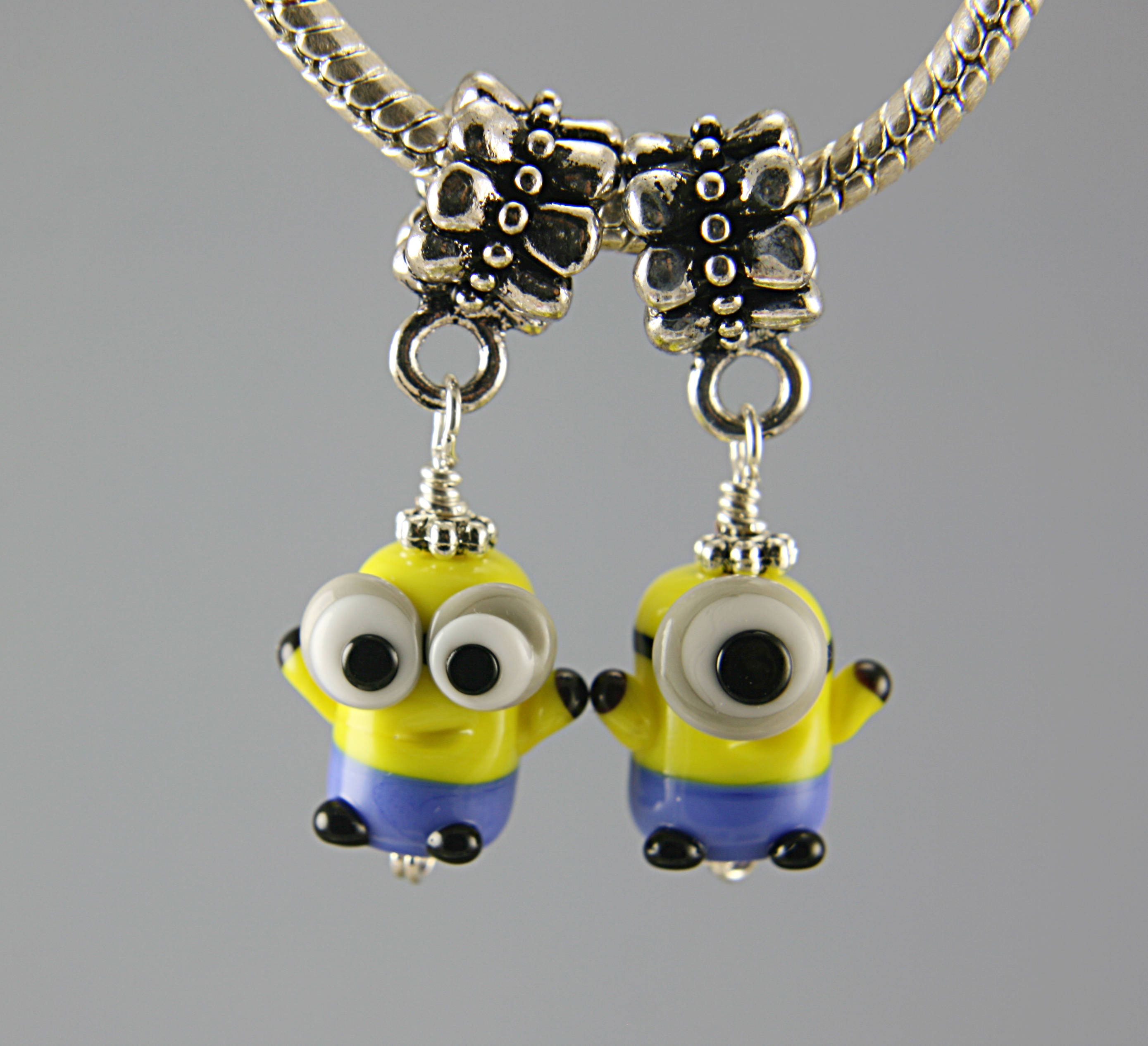 Minion necklace pendant charm Despicable me Minion Jewelry Etsy